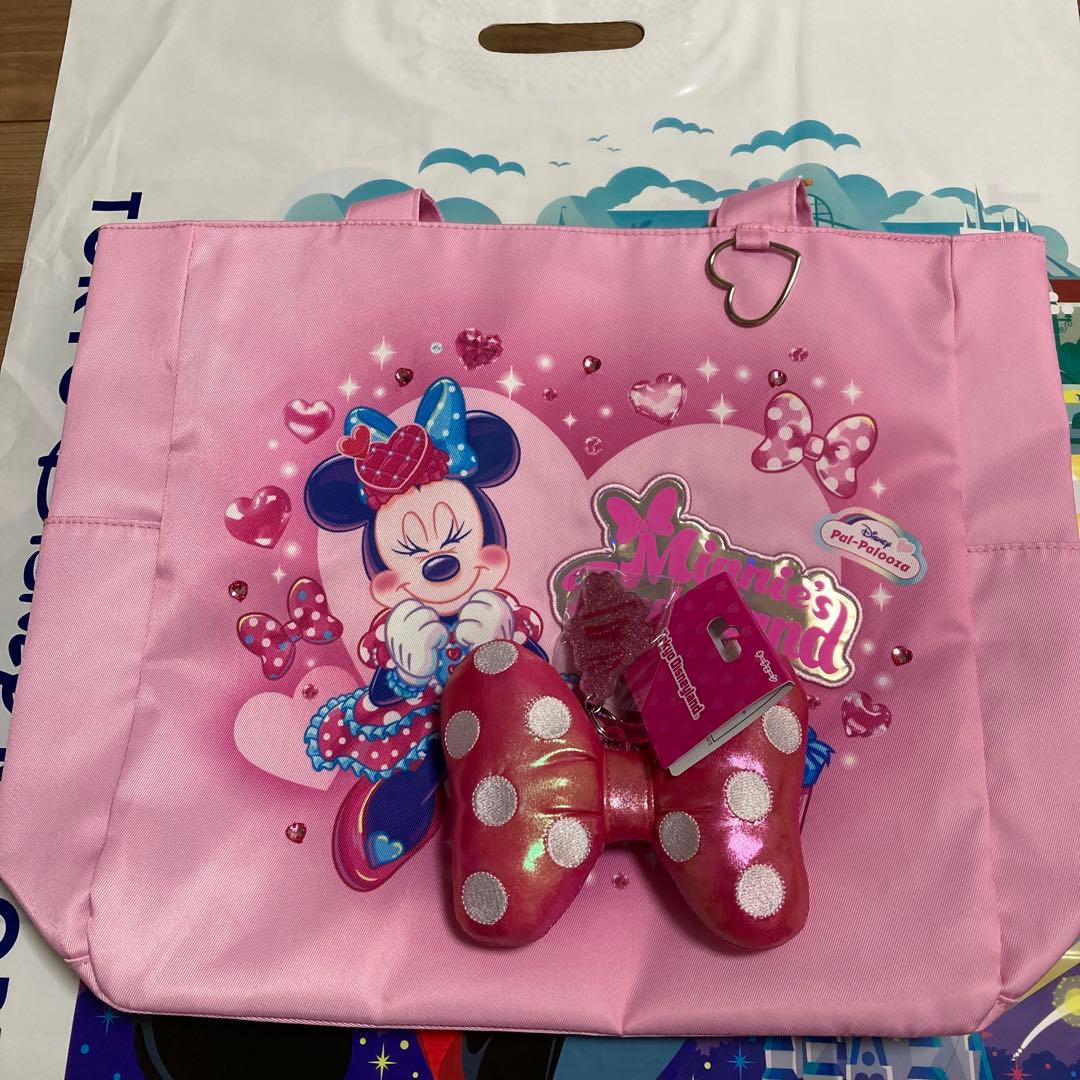 パルパルーザ　ミニーちゃん　トートバッグ　キーチェーン