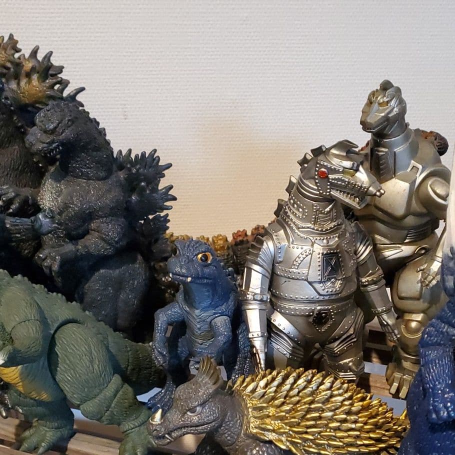 当時物ソフビ11体　ゴジラ　ウルトラマン