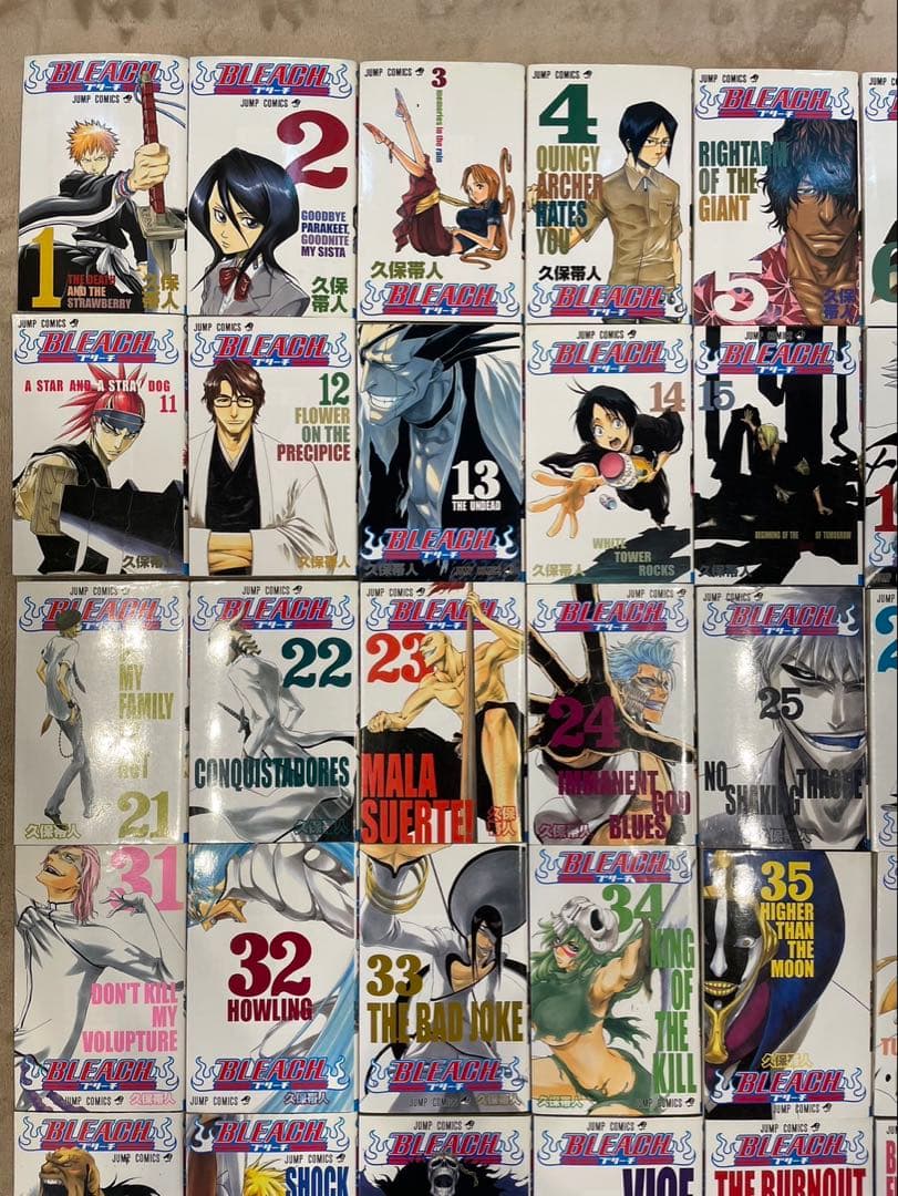最終値引き！BLEACH 全74巻セット 久保帯人