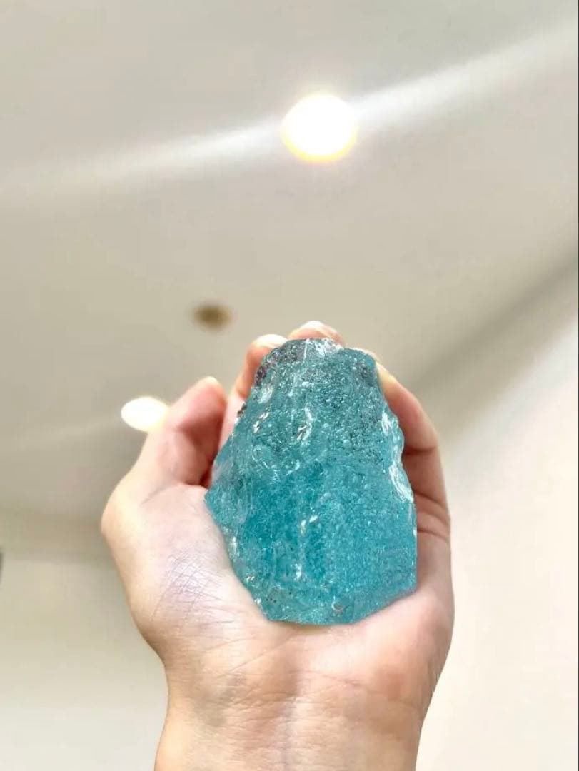 超希少美✨本物シエラネバダ産 アンダラクリスタル ✨海のアクアブルーシーフォーム