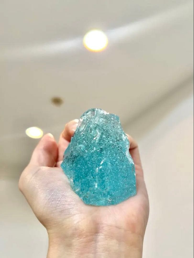 超希少美✨本物シエラネバダ産 アンダラクリスタル ✨海のアクアブルーシーフォーム