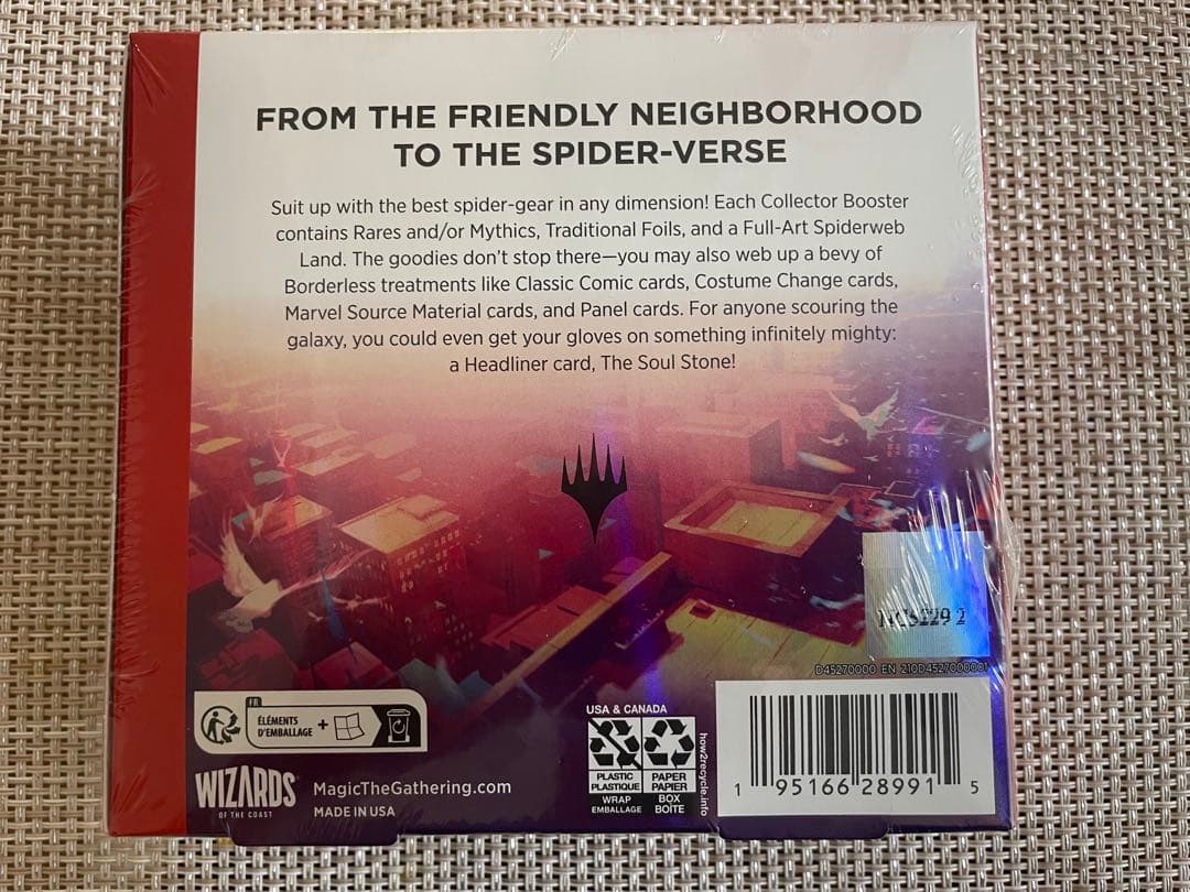 MTG マーベルスパイダーマン　コレクターブースター英語1ボックス未開封