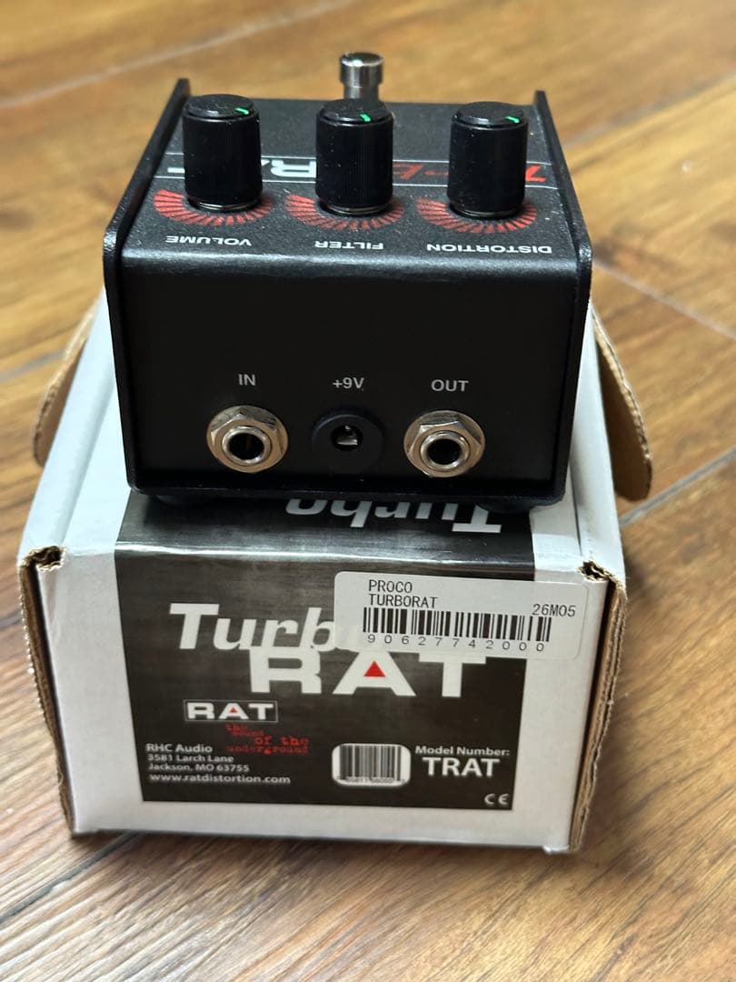 超美品　Turbo RAT ギターエフェクター