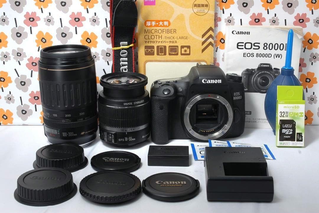 ❤Canon 8000D❤Wi-Fi搭載❤お子様の運動会に！❤超望遠レンズ❤