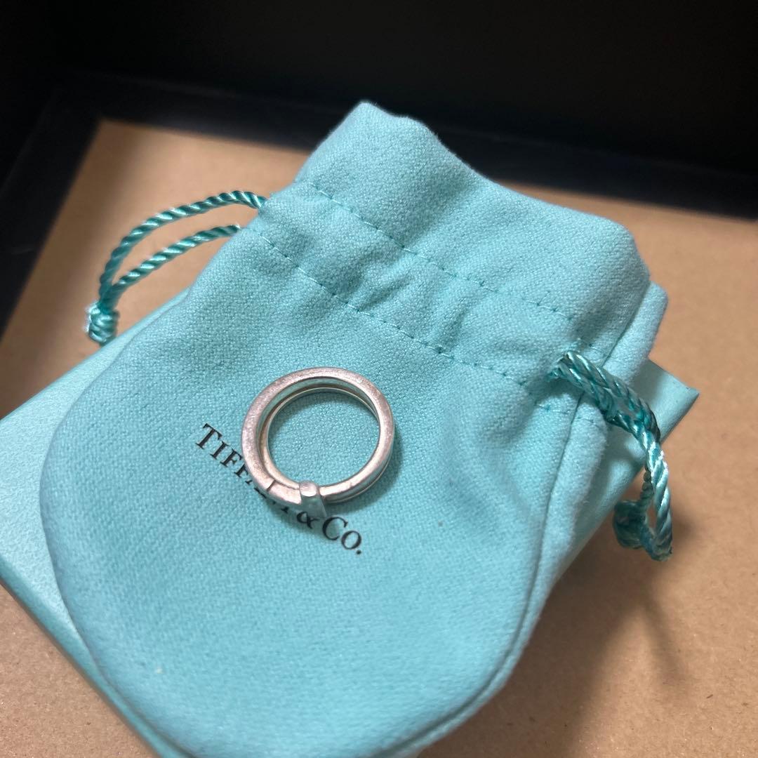 ティファニー TIFFANY Tスクエア ラップ リング 13号