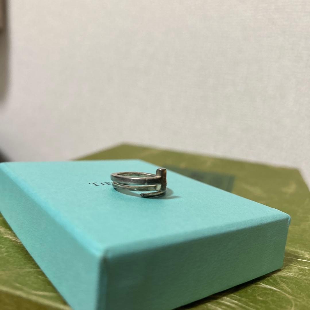 ティファニー TIFFANY Tスクエア ラップ リング 13号