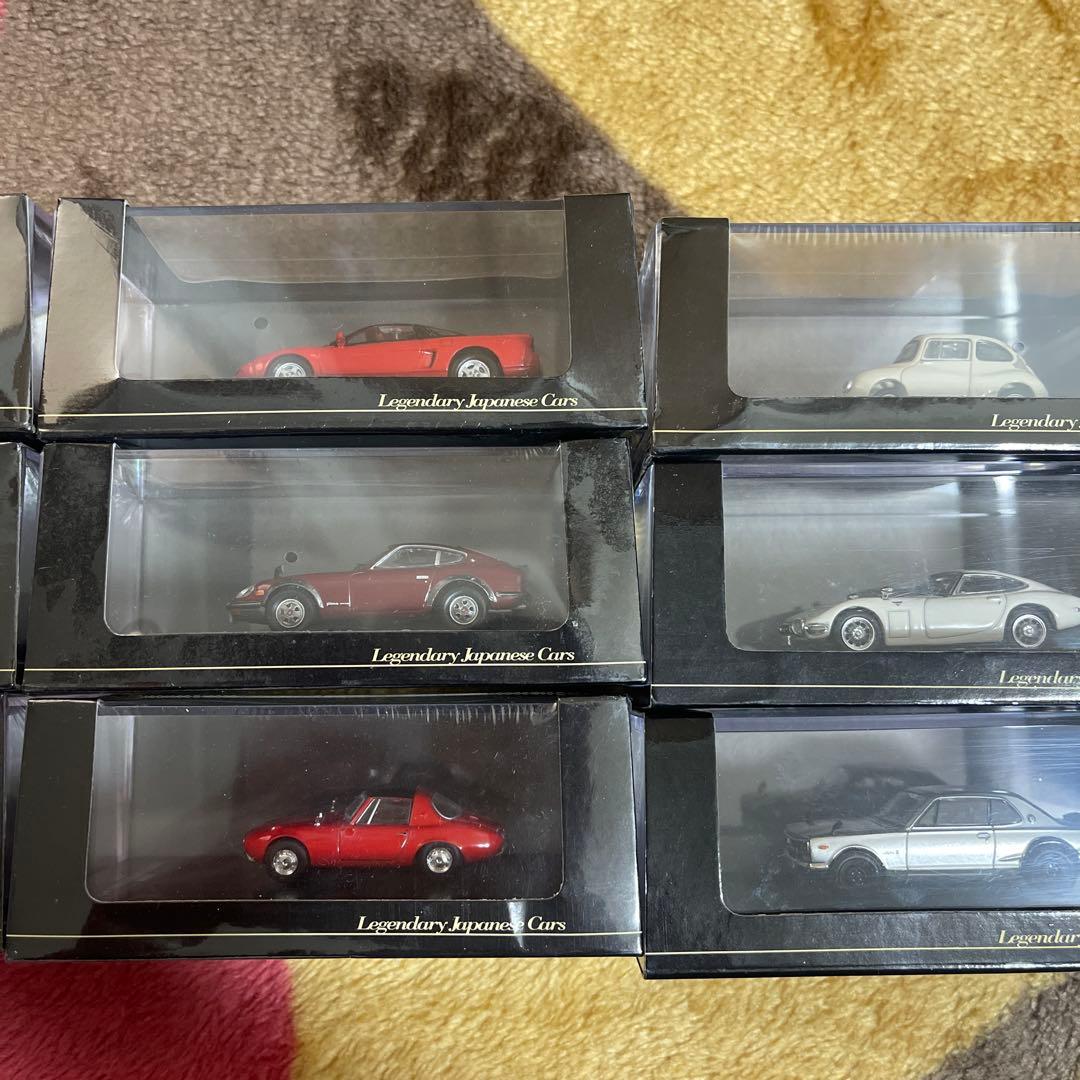 デアゴスティーニ　Legendary Japanese Cars ミニカー10台