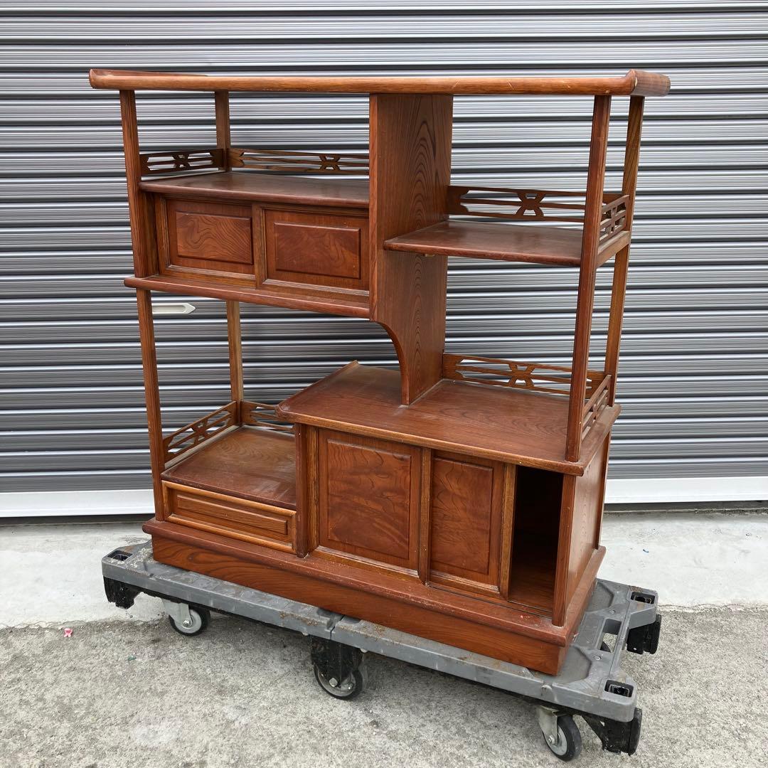 唐木家具 銘木 茶箪笥 飾り棚 中国骨董 サイドボード ビンテージ ヴィンテージ