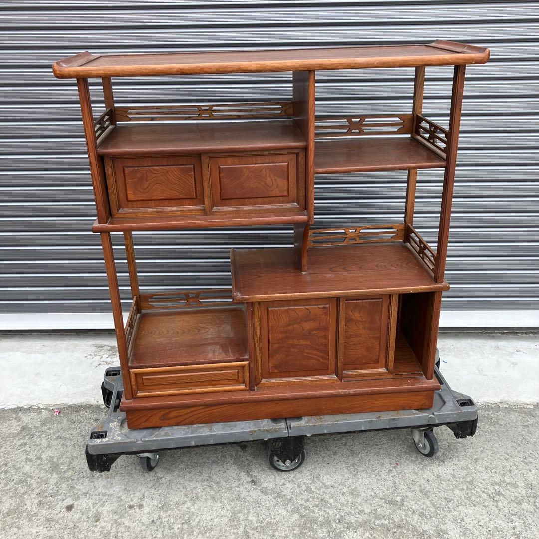 唐木家具 銘木 茶箪笥 飾り棚 中国骨董 サイドボード ビンテージ ヴィンテージ