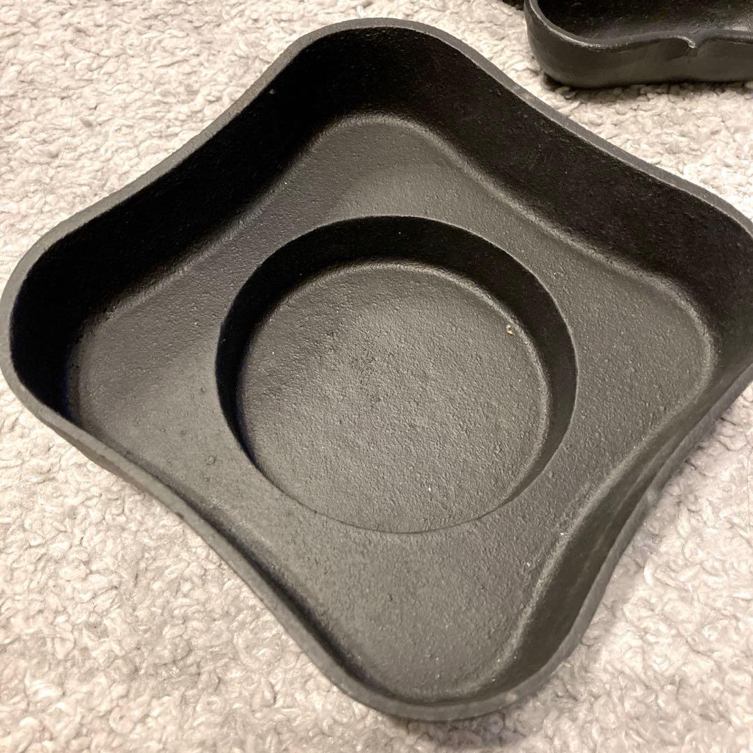 未使用　義経鍋 南部鉄器　4人用　バーベキュー　焼肉　鉄鍋　ジンギスカン　グリル