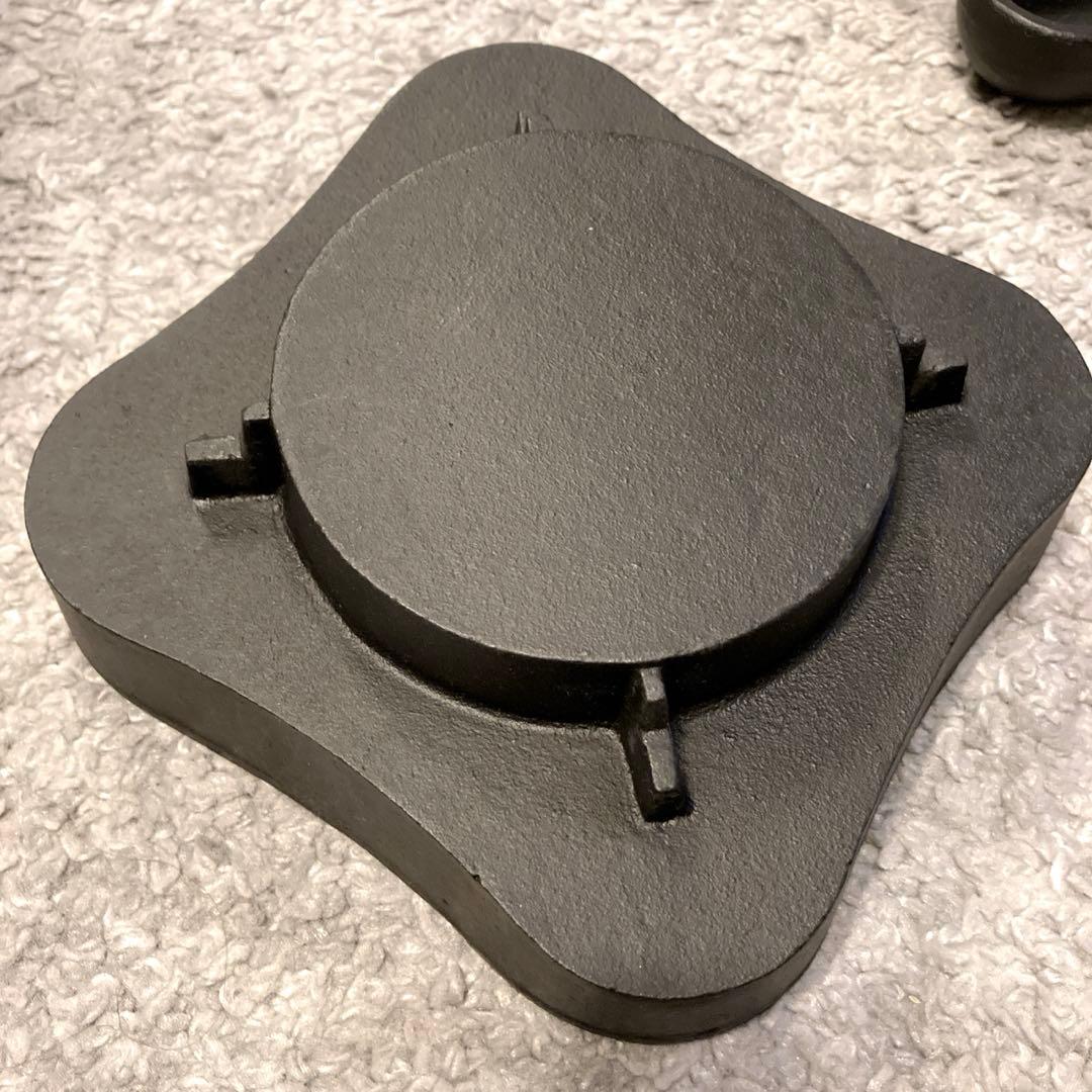 未使用　義経鍋 南部鉄器　4人用　バーベキュー　焼肉　鉄鍋　ジンギスカン　グリル