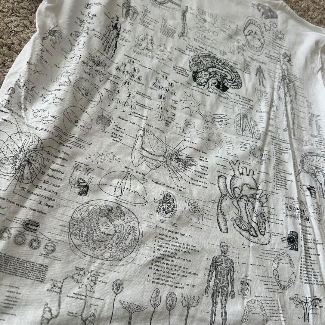 90s Computer gear 解剖学Tシャツ soffes XL 総柄