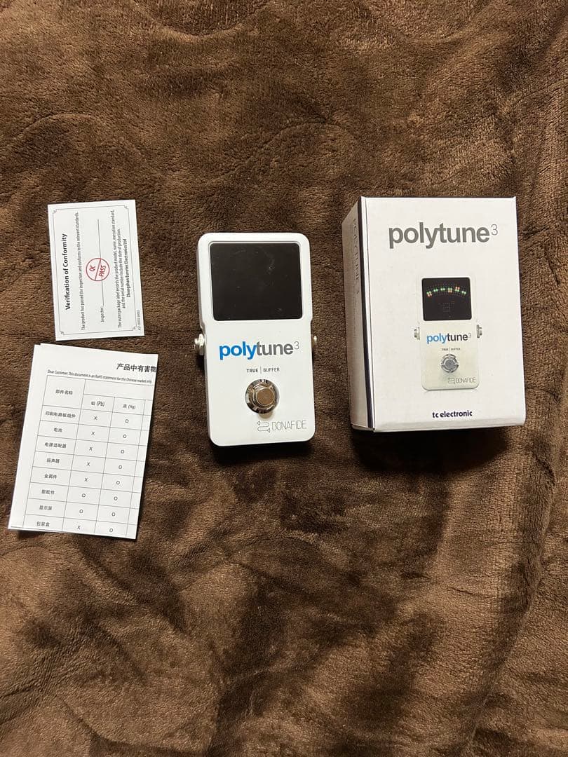 tc electronic polytune3 チューナー