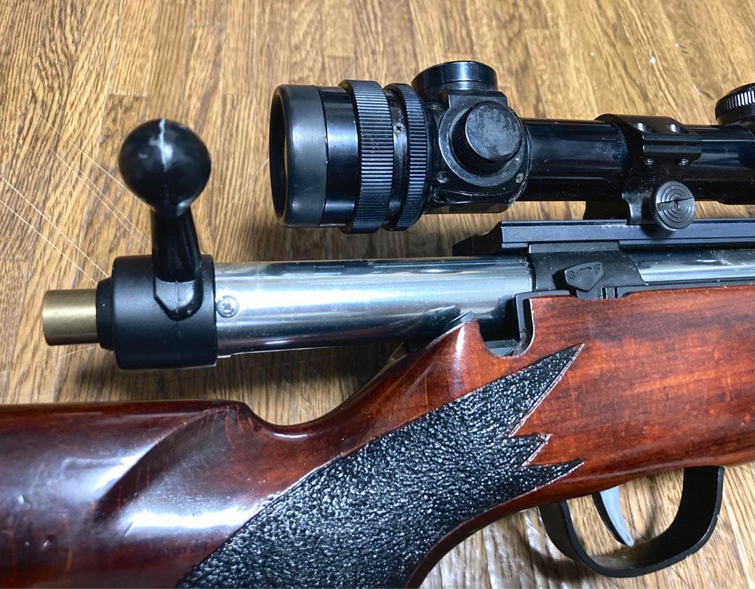 マルコシ製 スーパー９SS9 カスタム エアコッキングライフル 木製ストック