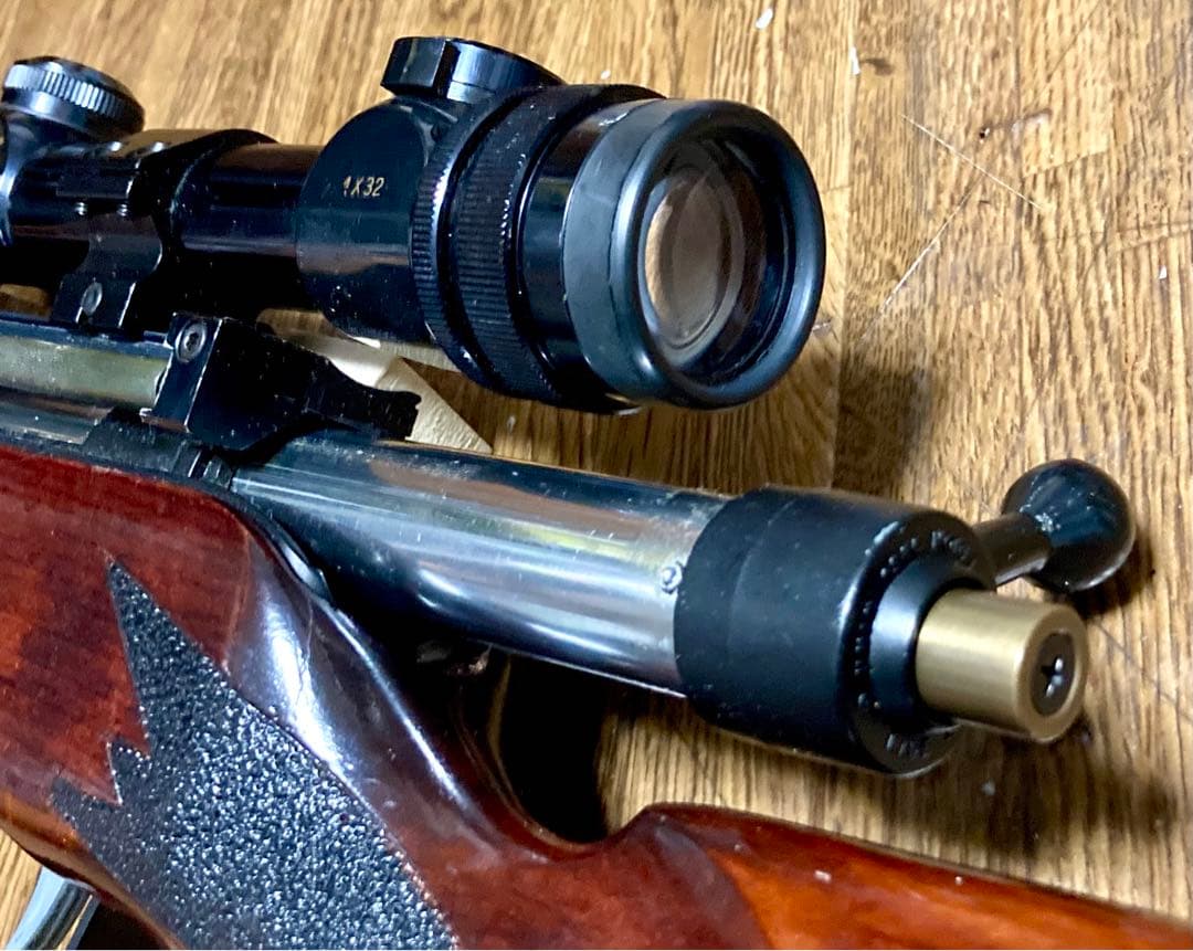 マルコシ製 スーパー９SS9 カスタム エアコッキングライフル 木製ストック