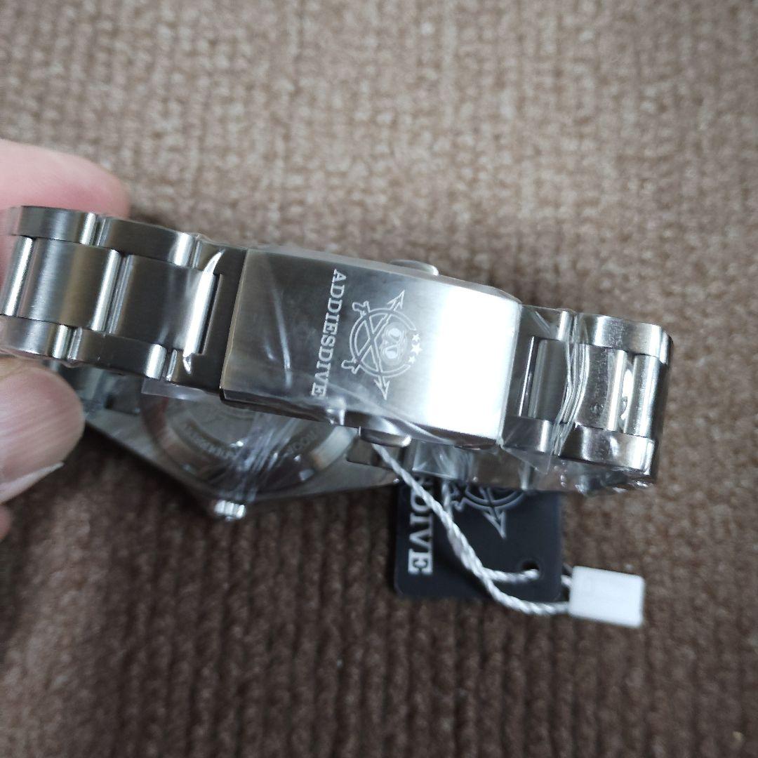 ADDIESDIVE 自動巻き時計 グレー ステンレス