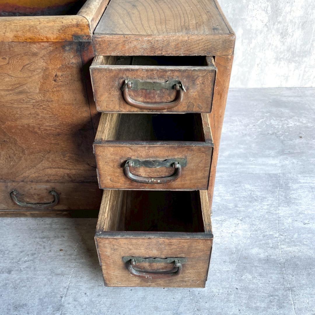 昭和レトロ 長火鉢 5杯 引き出し 古道具 アンティーク