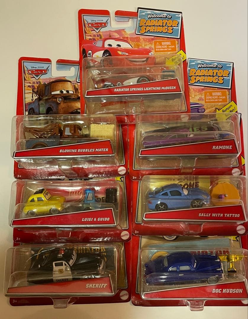 マテル　カーズ　ラジエータースプリングス　セット　7セット