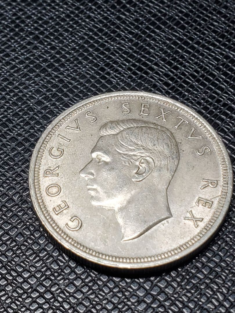 1963.　銀貨　1652年-1952年　南アフリカ　5シリング