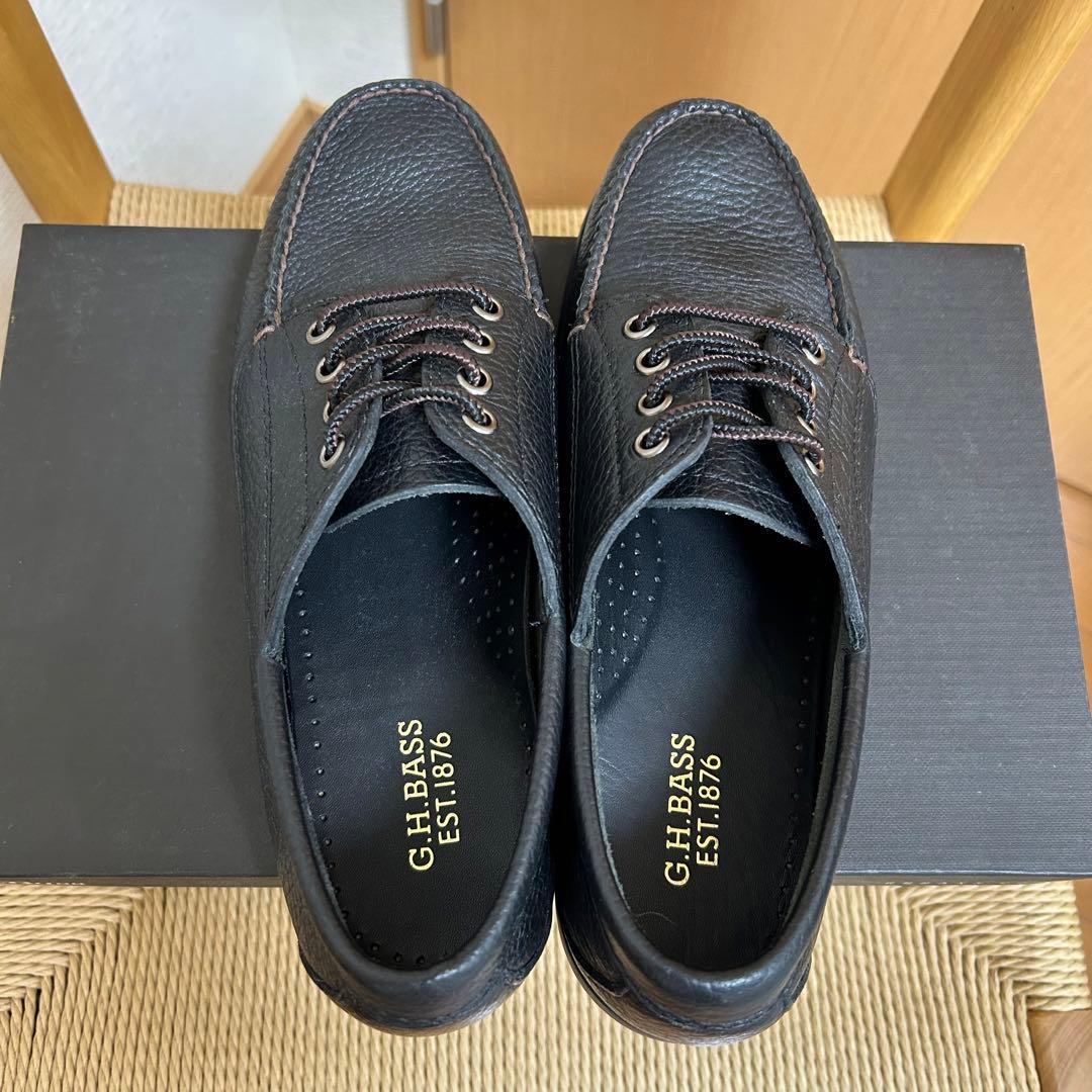 ＜G.H.BASS for District＞ ブラック キャンプモック