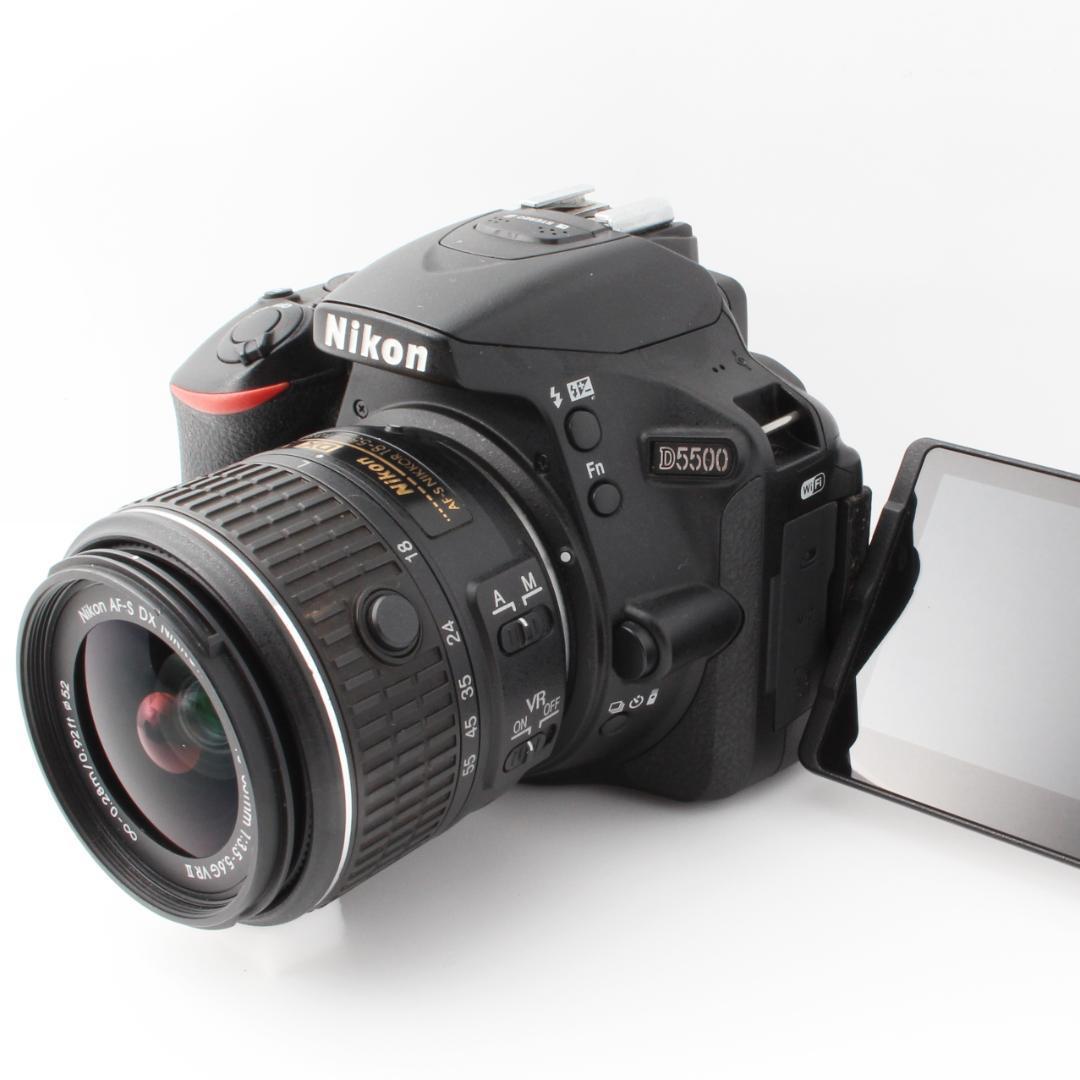 WiFi転送機能★美品★ショット数少 Nikon D5500 レンズキット