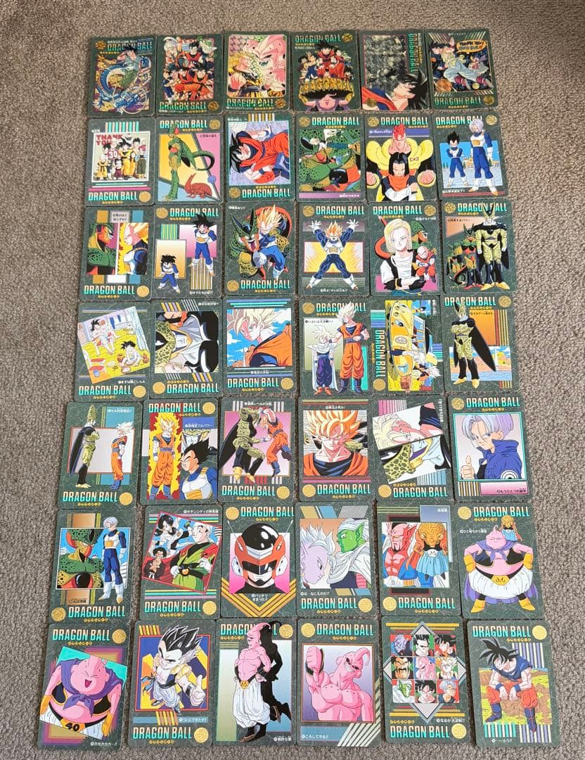 ドラゴンボール カードダス ビジュアルアドベンチャー95EX 42種 フルコンプ