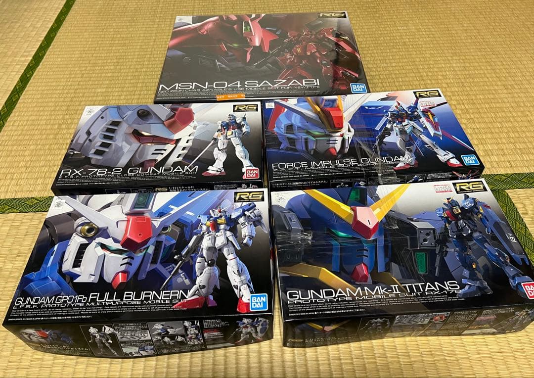 ナ*ん様 ガンプラRGまとめ売り