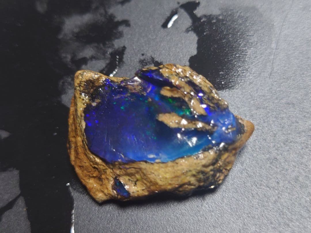 エチオピア　オパール　青　ブルー　73ct 原石　鉱石　標本　ウェロ産