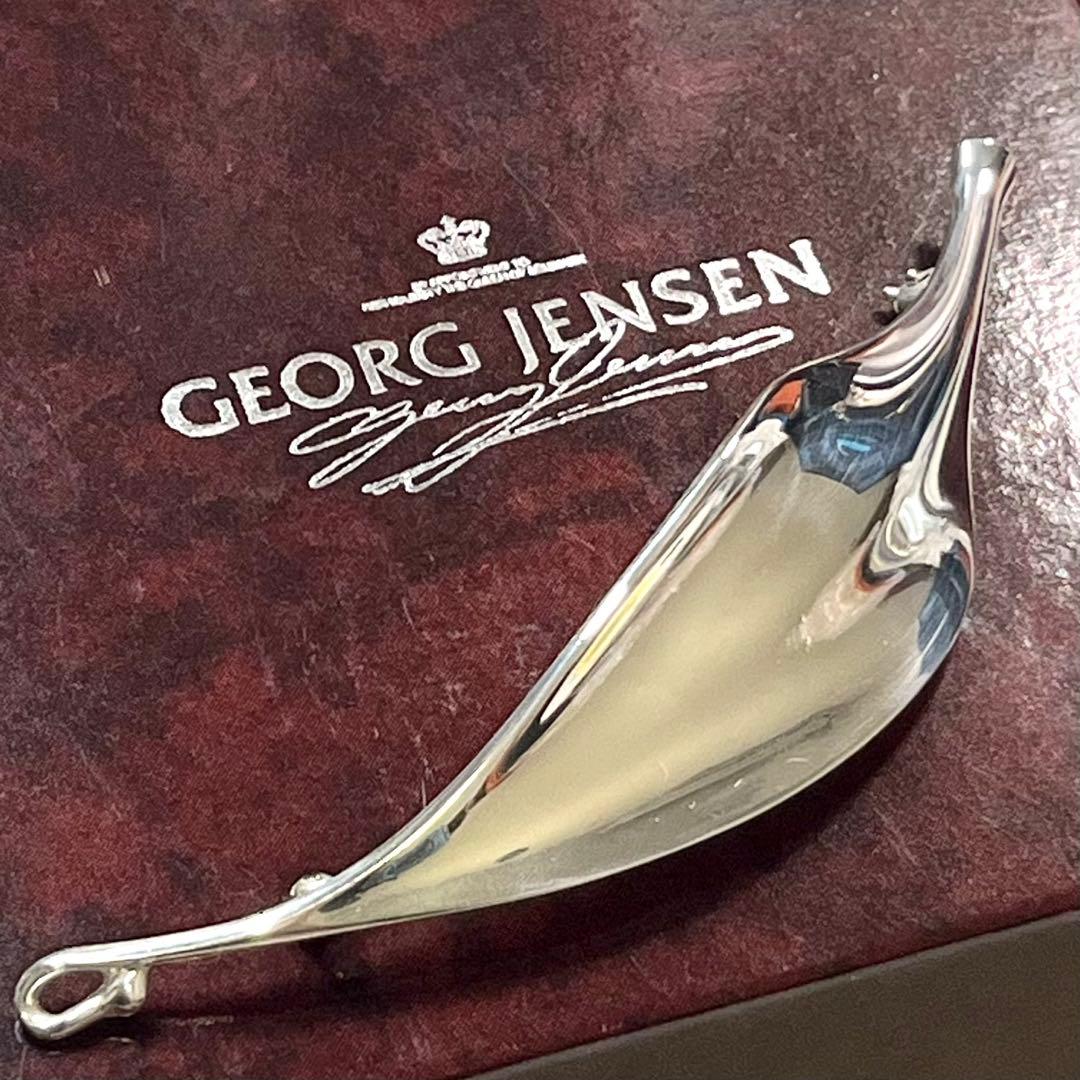 名作✨美品✨  ブローチ リーフモチーフ シルバー925