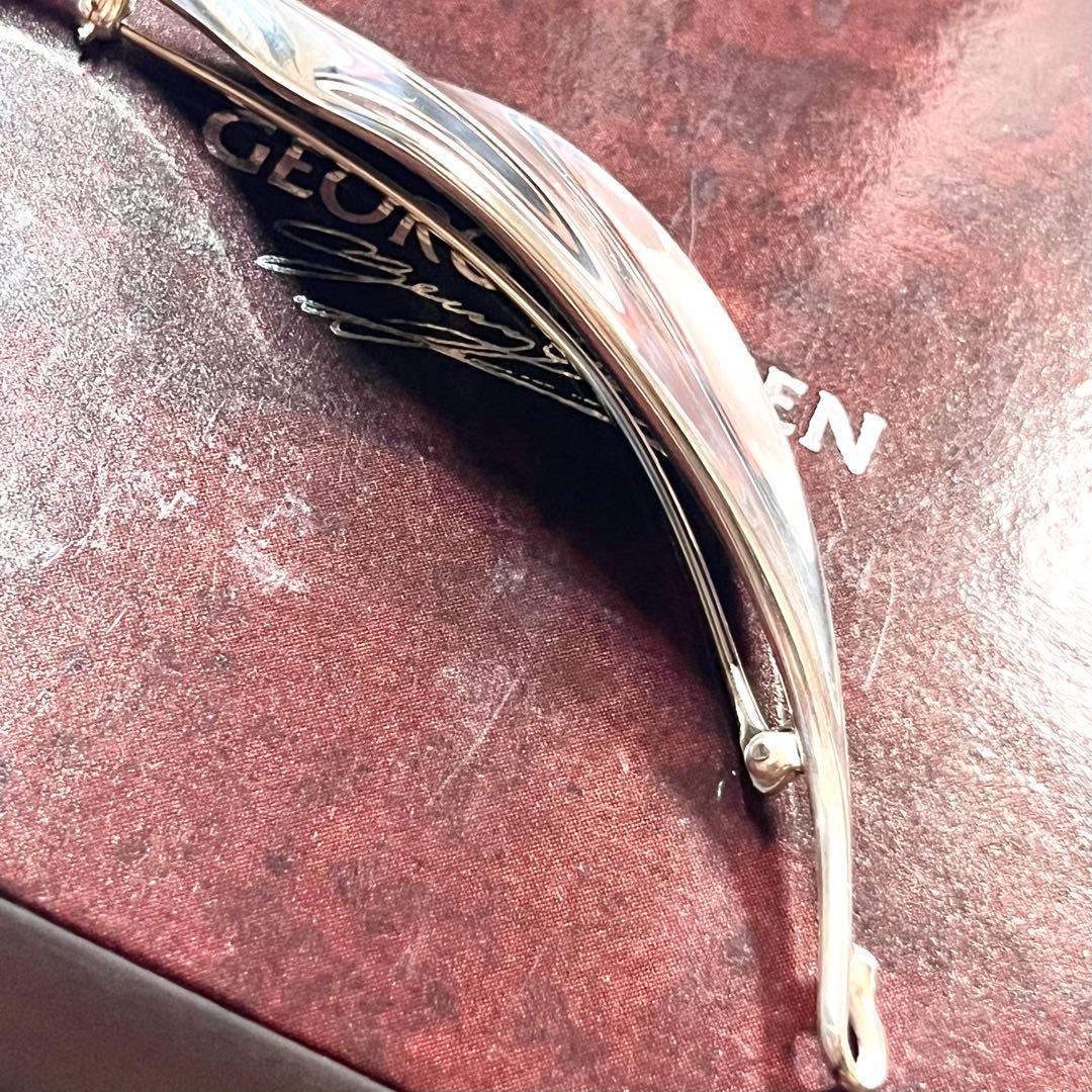 名作✨美品✨  ブローチ リーフモチーフ シルバー925