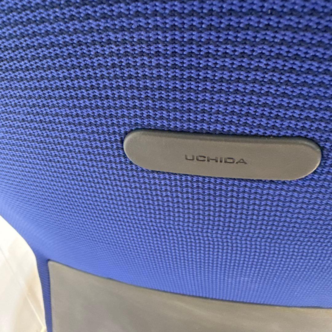 内田洋行椅子2脚 ルディオチェア/ミドルバック肘なしLLA2-100型