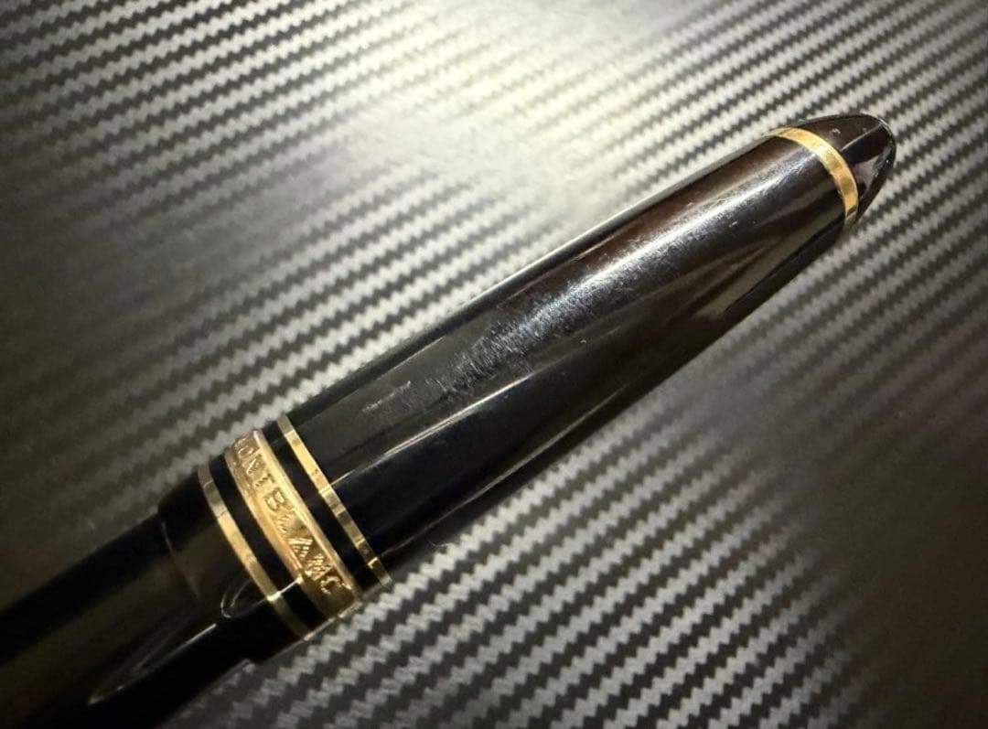 モンブラン 万年筆 マイスターシュテュック 146 14C 全金 EF 極細字