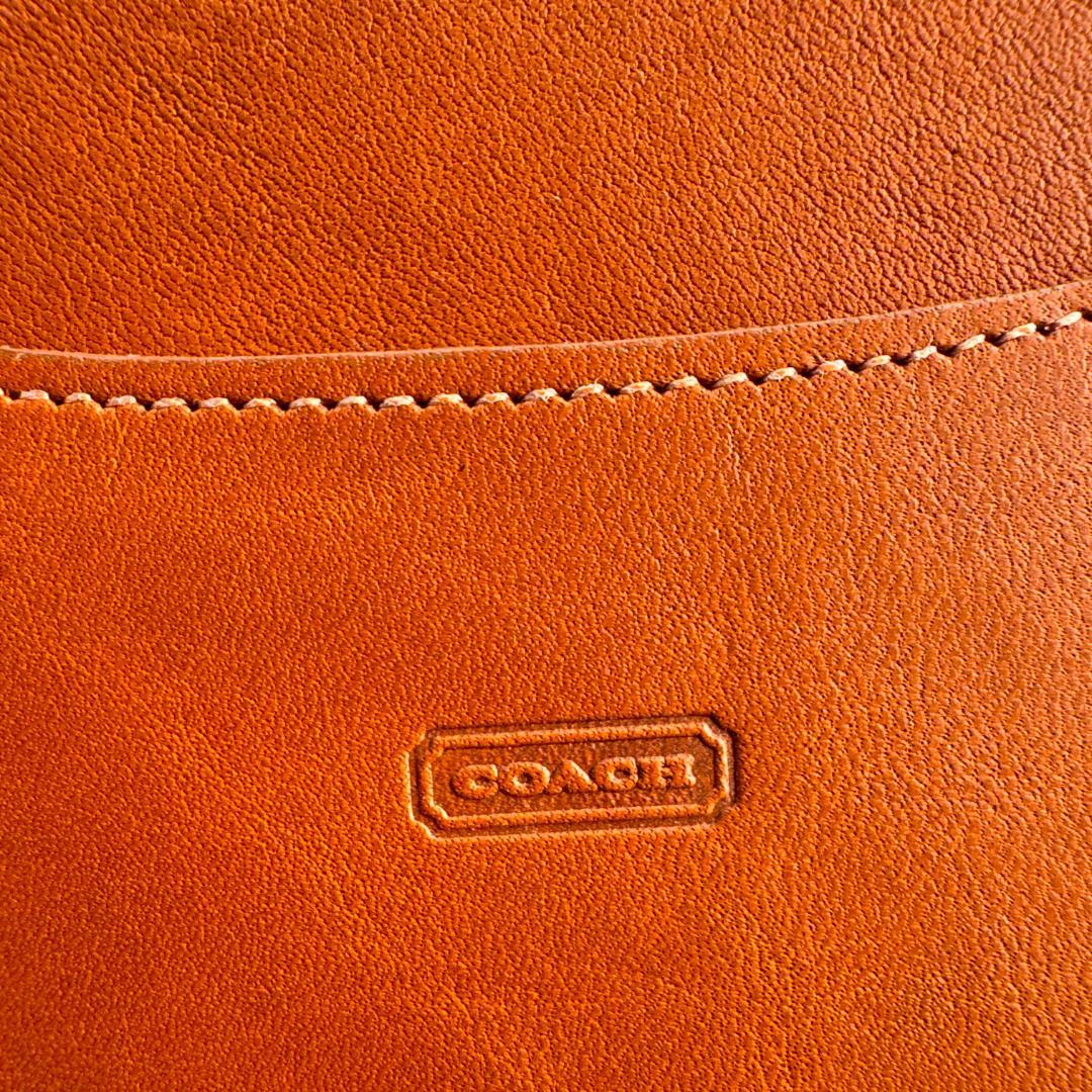 新品未使用、自宅保管COACH レザー ノートパッドブラウン