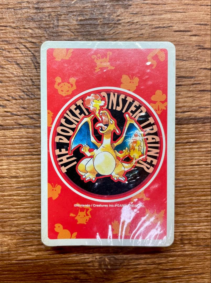 【未開封】ポケモン／ポケットモンスター／トランプ／赤／リザードン　任天堂
