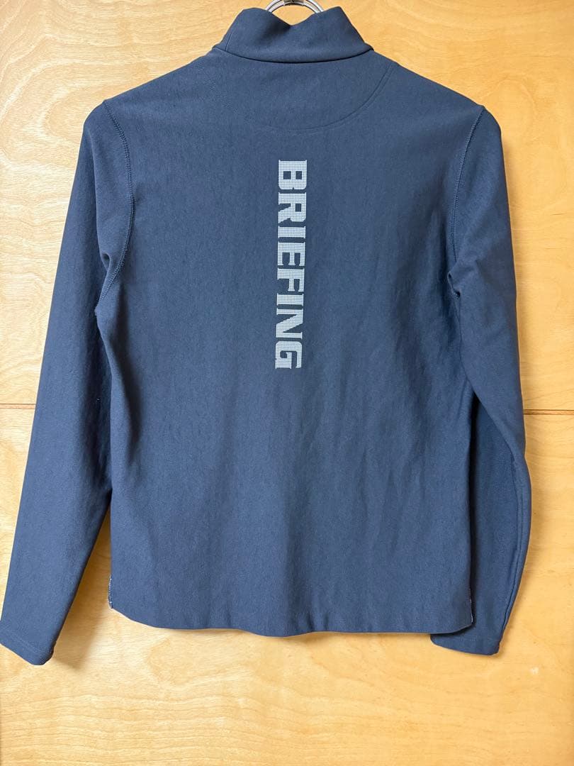 BRIEFING 裏起毛タートルネック M ダークグレー