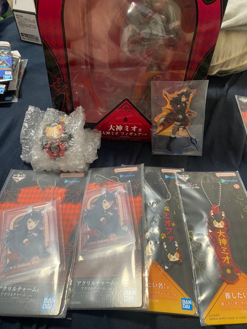ホロライブ　一番くじ　大神ミオ　フィギュア　セット