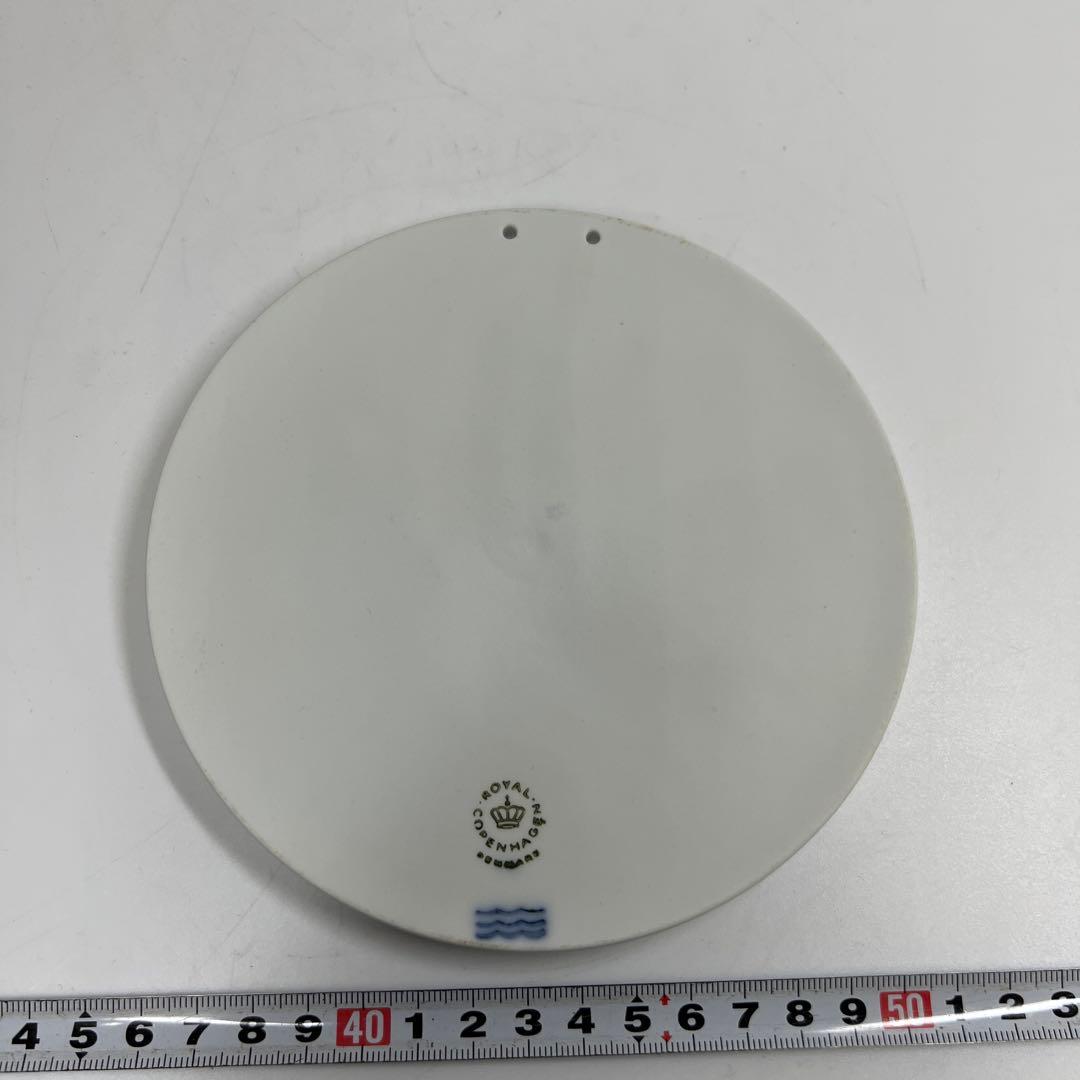 ロイヤルコペンハーゲンプラーク陶板画　天使　直径15㎝　箱付東T7-0601①