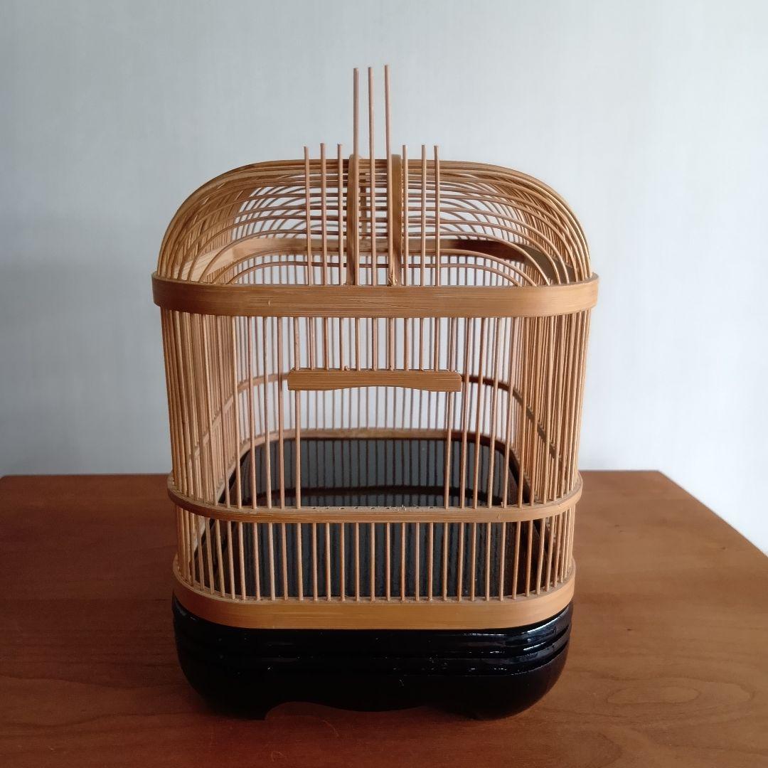 駿河竹千筋細工　竹製　虫かご　伝統工芸品　未使用