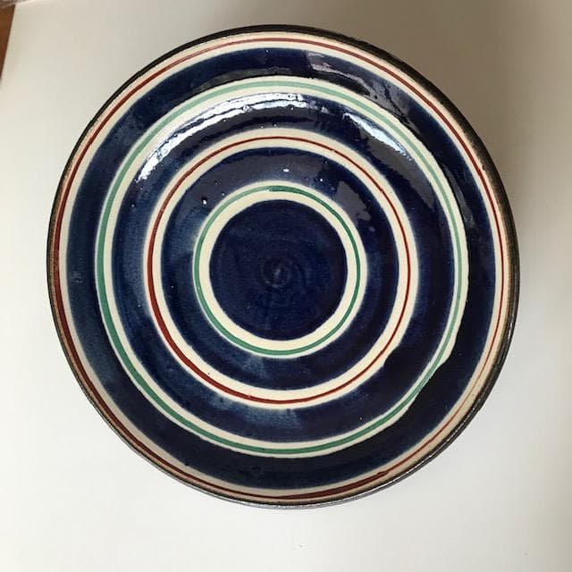 壺屋焼 大皿　島袋常秀