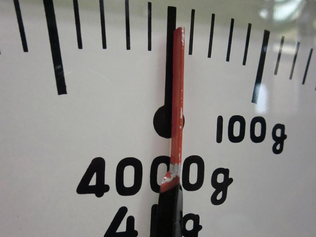 【昭和レトロ】誠文社 教材用 大型自動はかり 授業用大秤 4㎏ ※現状品