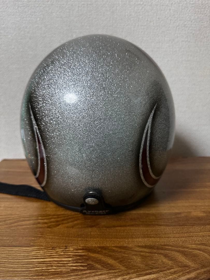 AVENGER ジェットヘルメット ブラック シルバー