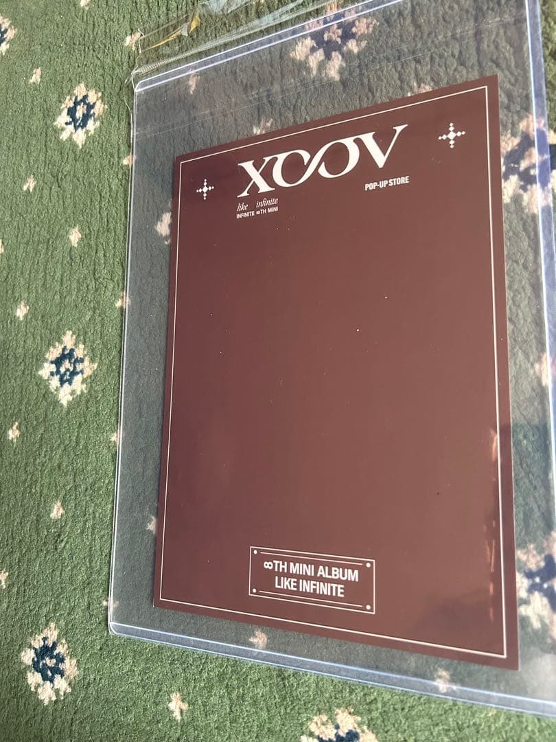 infinite エル　ミョンス　L フォトカード　ポップアップ