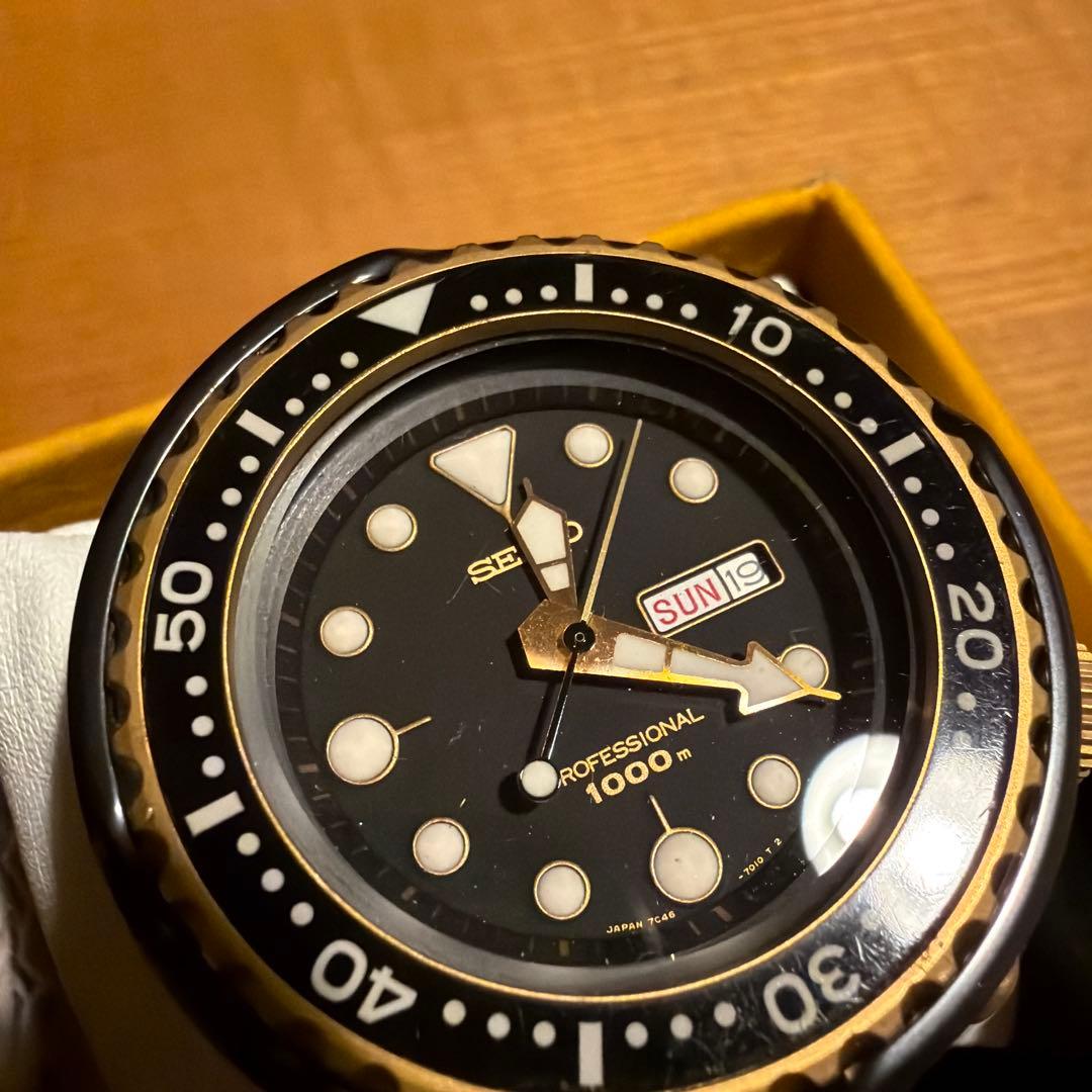 セイコー 7C46-7008 プロフェッショナル ダイバー1000m