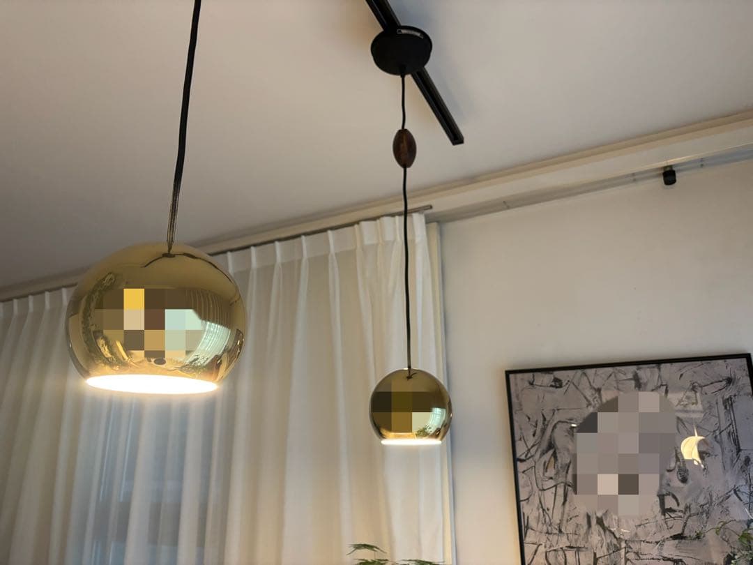 【アートワークスタジオ】ペンダントライト AW-0587 ゴールド 2個セット