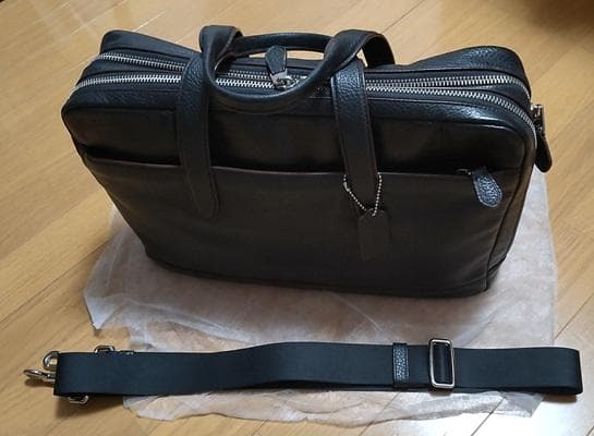 【美品】コーチ COACH　ビジネスバッグ　F11312　黒