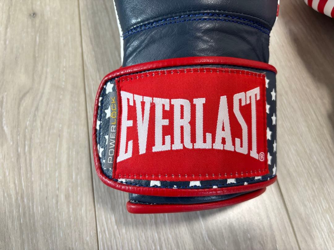※美品※ EVERLAST グローブ USAラッピング 14oz