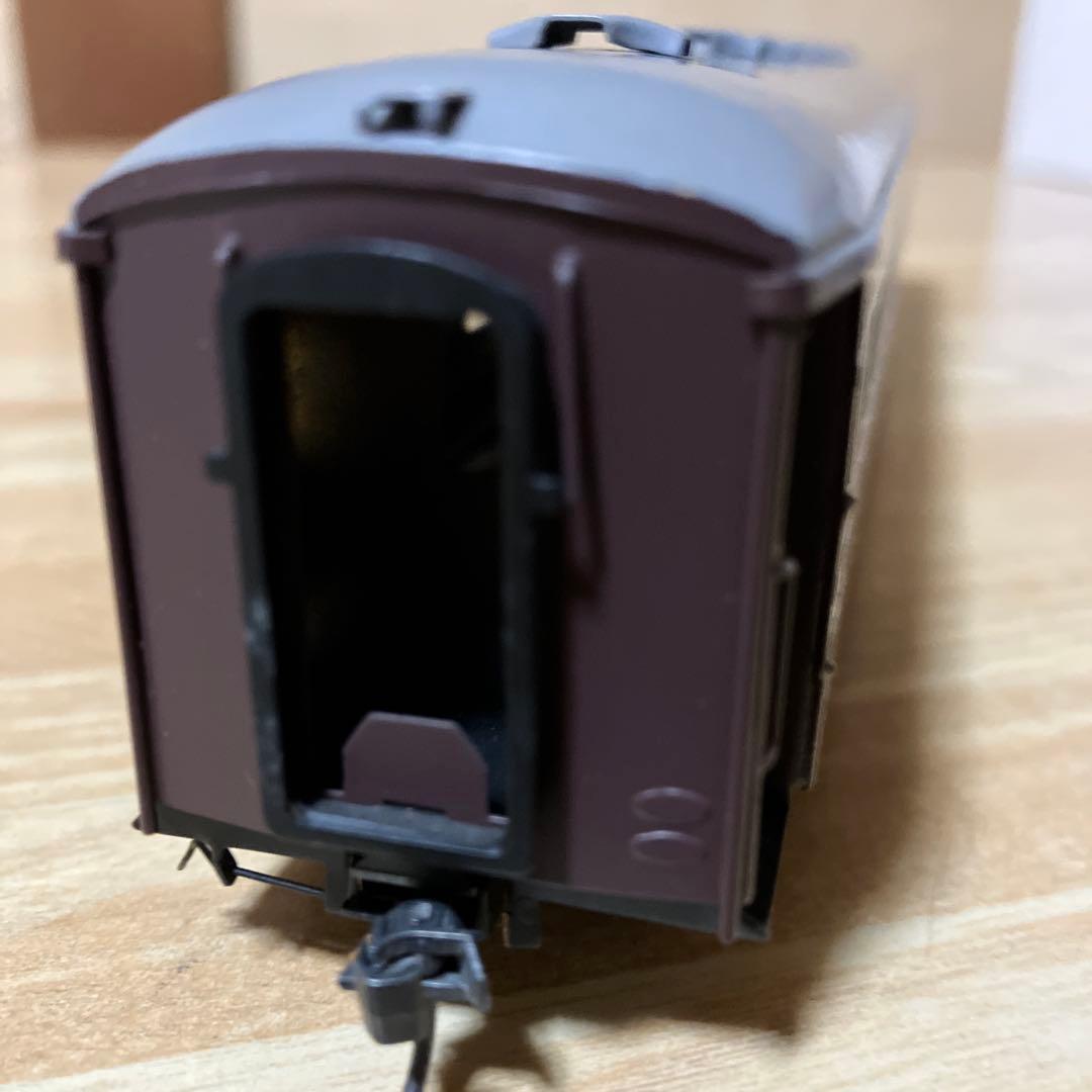 茶色 窓付き 客車 鉄道模型　HOゲージ