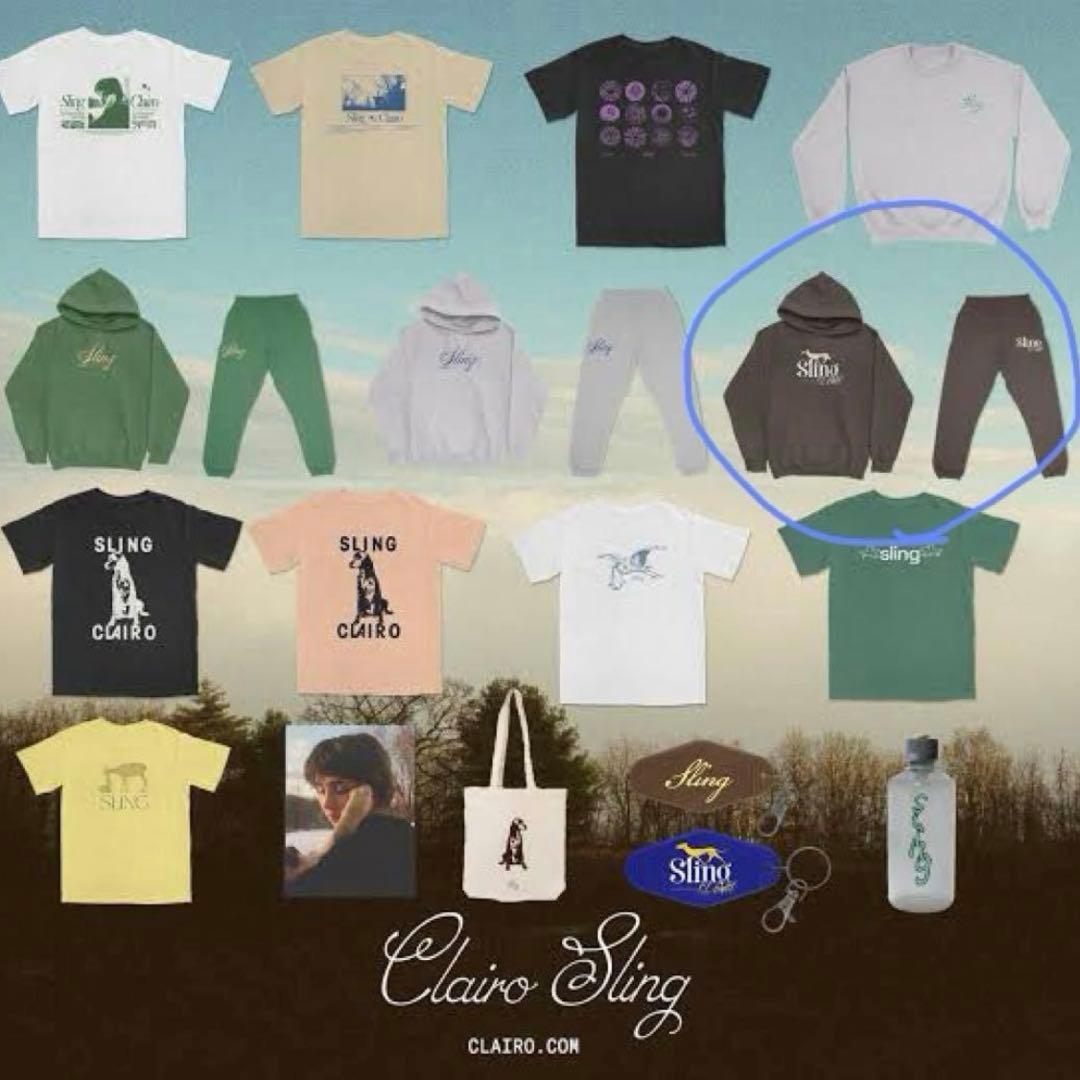 Sling ダークブラウン スウェットセット