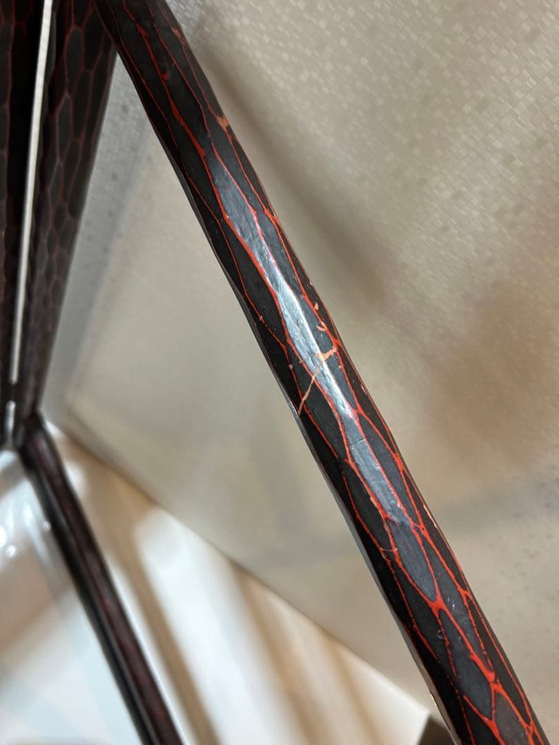 衣桁　着物掛け　昭和レトロ　折りたたみ　アンティーク　衣紋掛け　和家具　木製