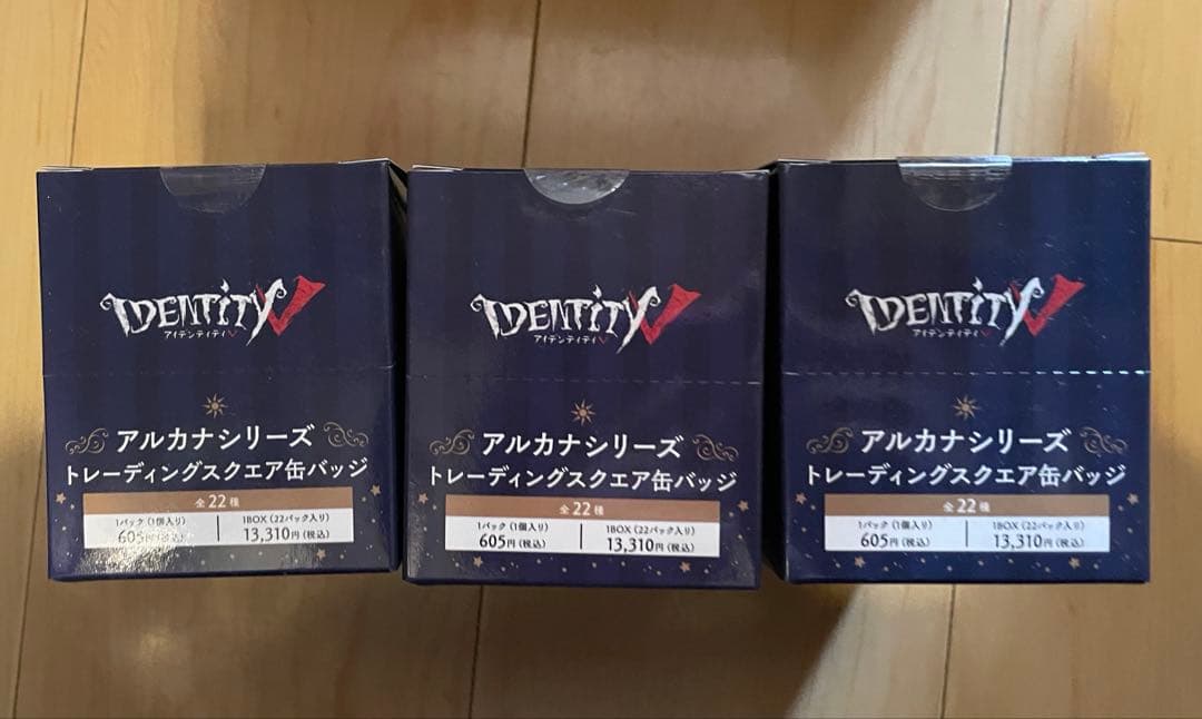 新品　Identity V アルカナシリーズ トレーディングスクエア缶バッジ